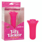 Naughty Bits Lily Licker Mini Flower Flicker Pink Massager Suction Stimulator